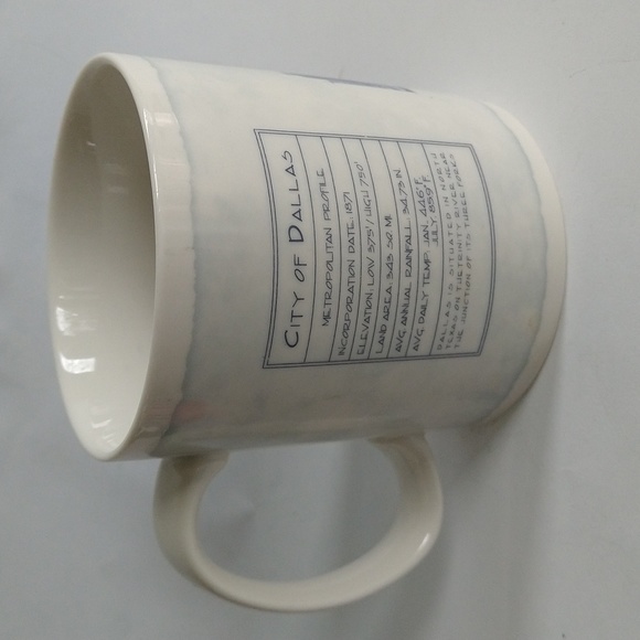 Starbucks City Mug Dallas The Big D Coffee Cup Texas Collectors 2006 18 oz - Picture 2 of 4
